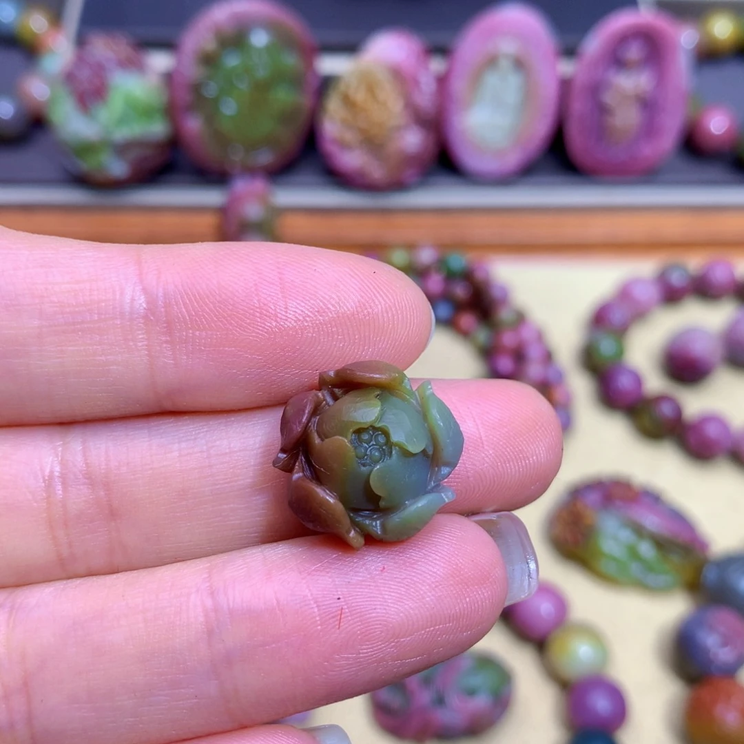 挂件玛瑙未镶嵌盐源