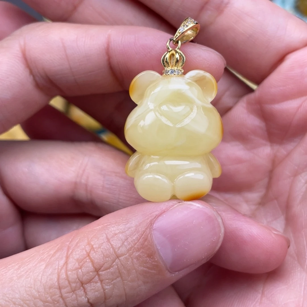 裸石琥珀未镶嵌蜜蜡