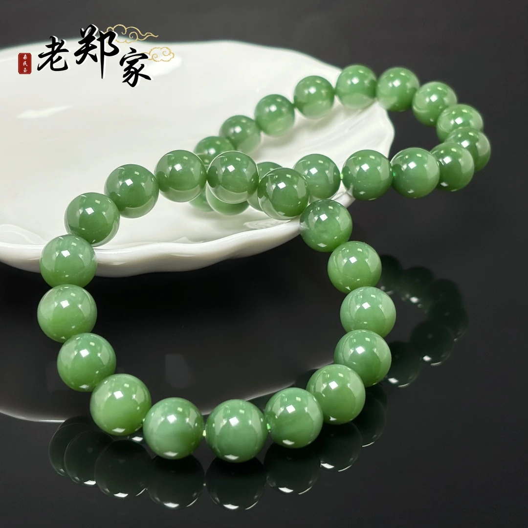 【老郑家】和田玉手串 约12mm（多样性发一件）