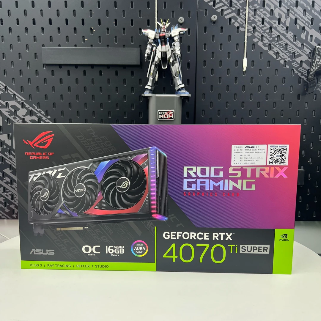 华硕猛禽STRIX-RTX4070Ti Super-O16G-GAMING OC版高频 电竞显卡