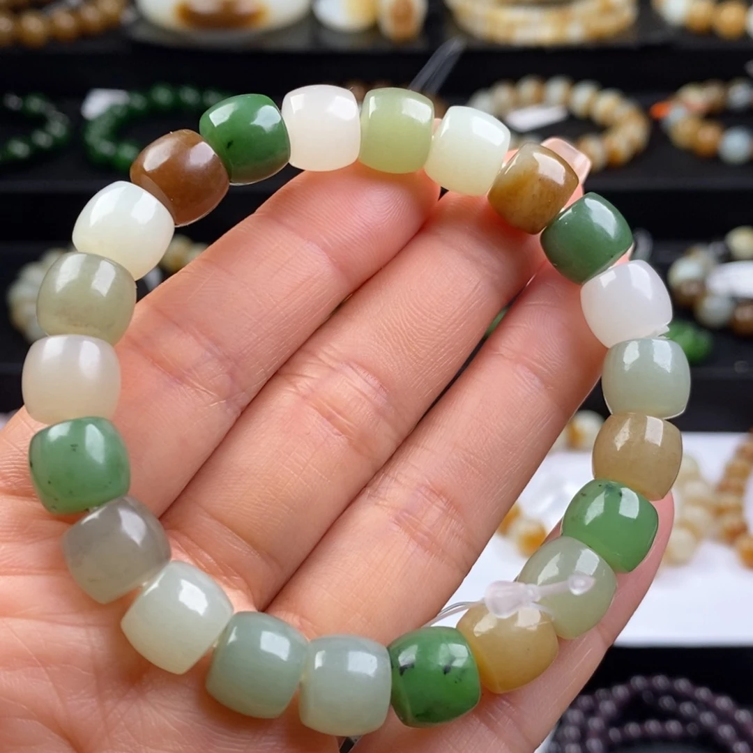 和田玉手串未镶嵌