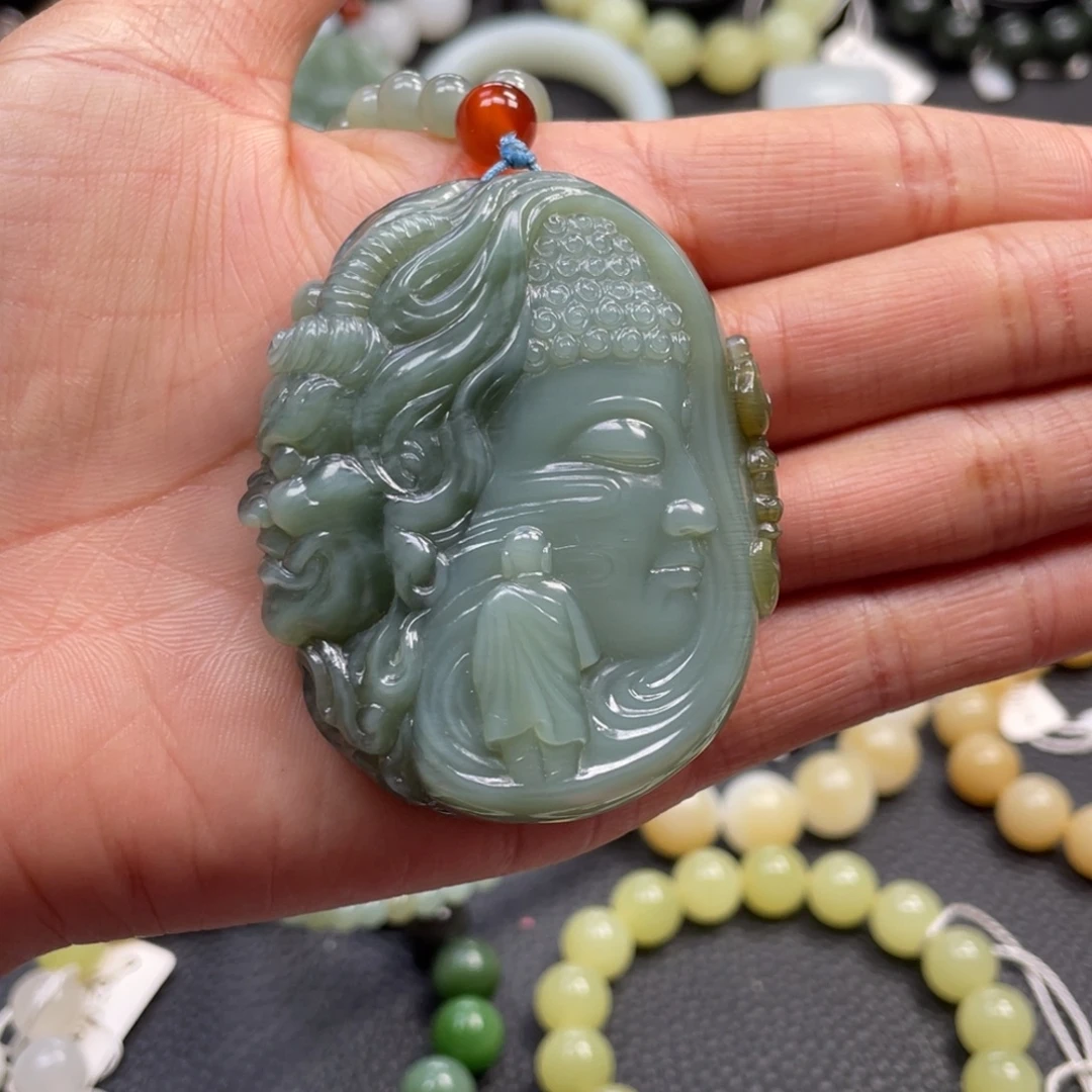 和田玉未镶嵌手链