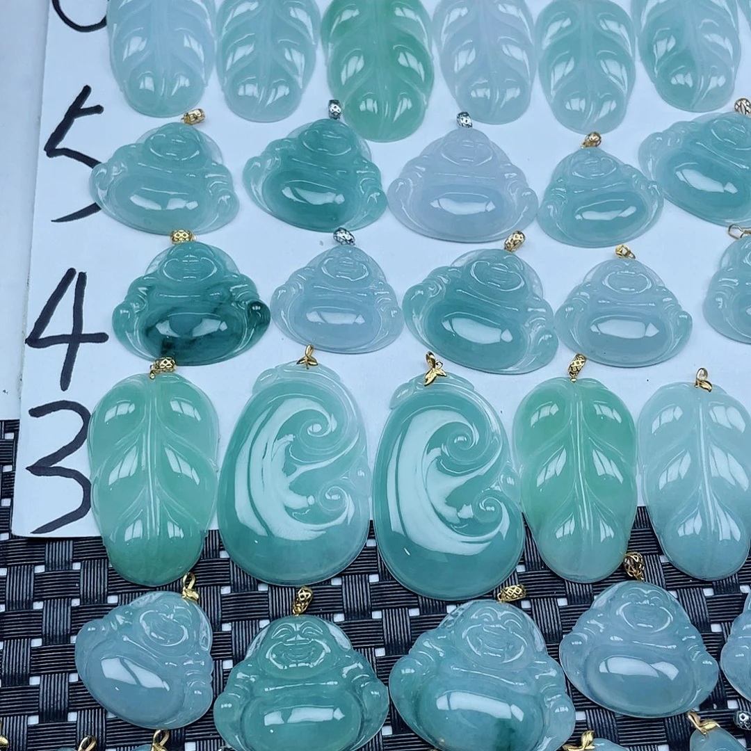 翡翠未镶嵌吊坠(不含链)翡翠