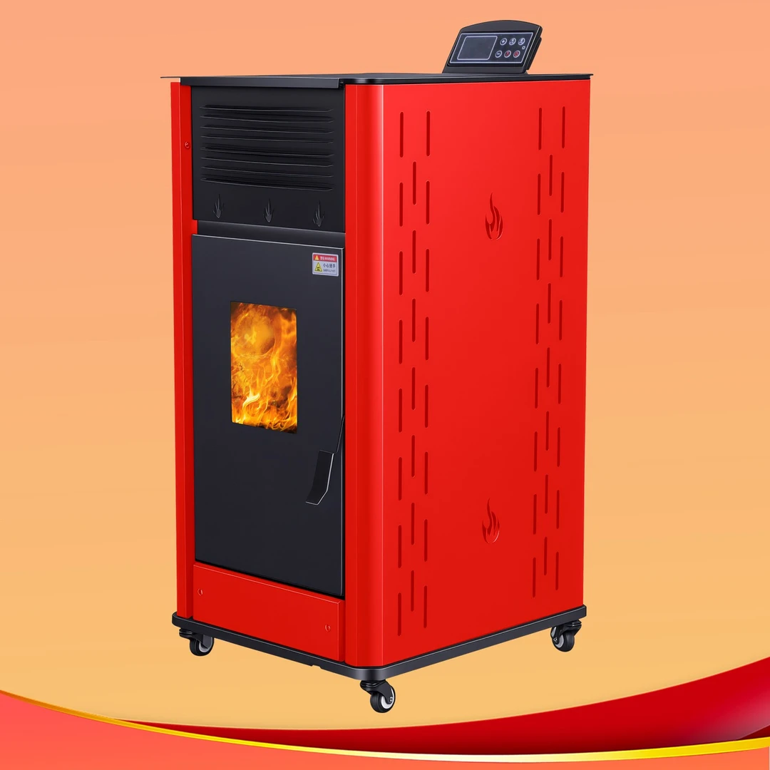 颗粒取暖炉 热风炉 取暖炉 炉子 双绞龙自动除胶炉