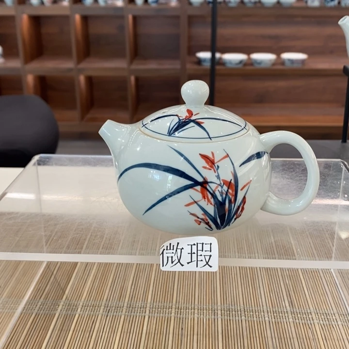 釉下老陶泥手工绘制