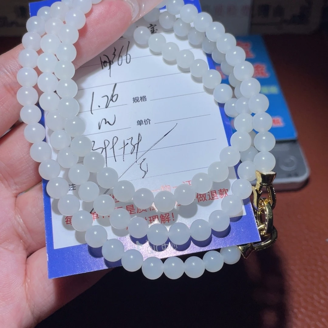 和田玉链子未镶嵌用****6