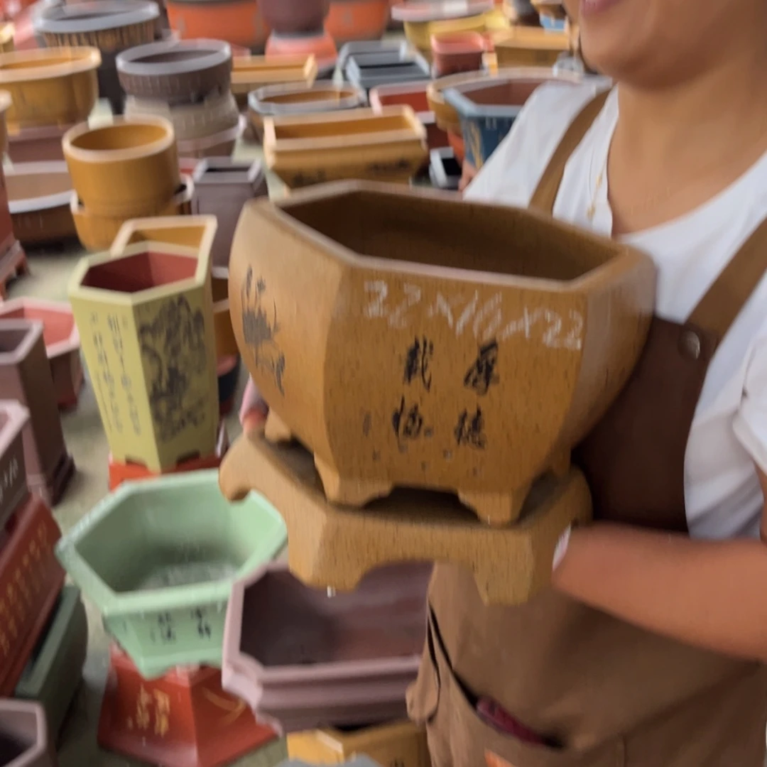 紫砂花盆盆景艺术