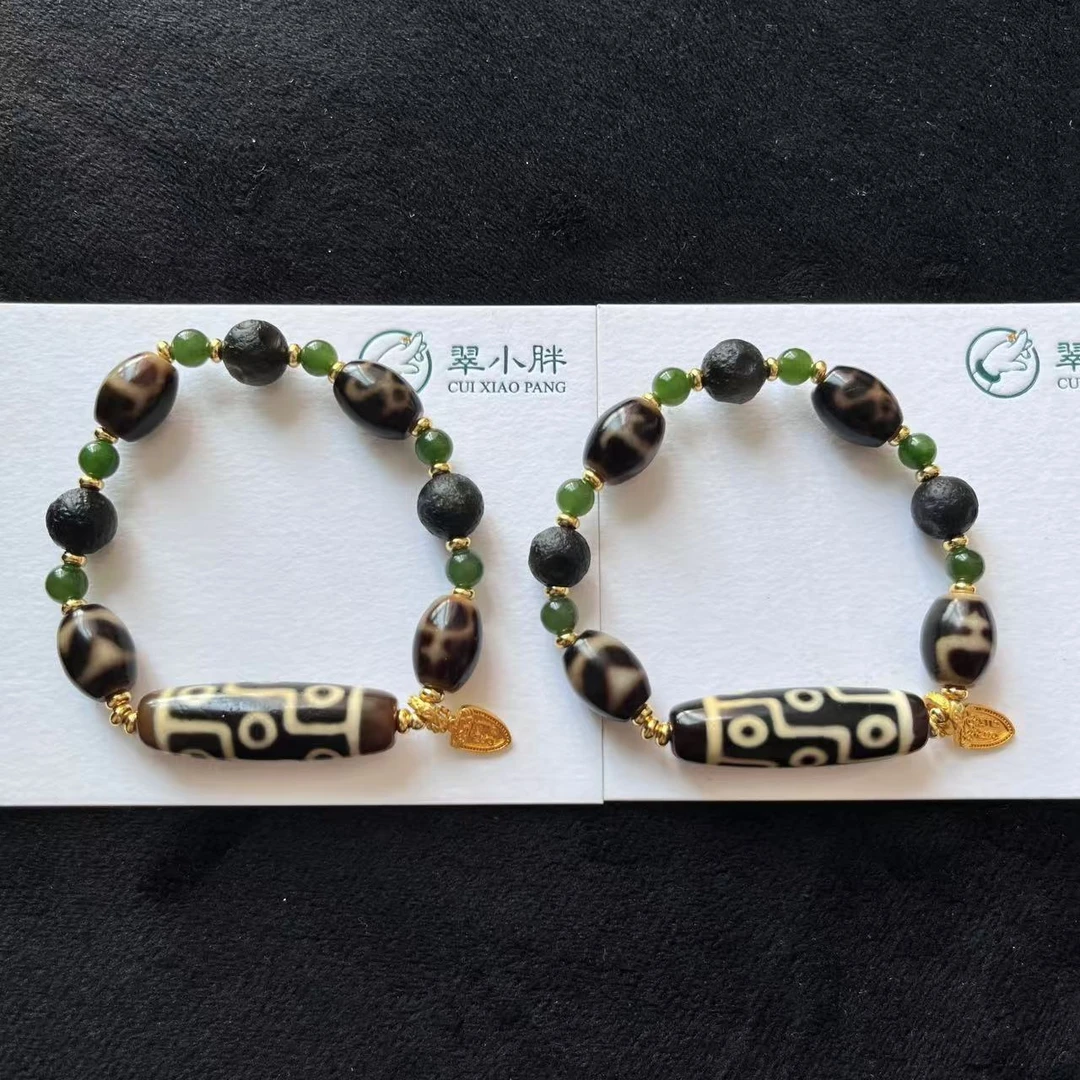 翠小胖三号店 九眼玛瑙手串2号新CTZA121 多样性发1