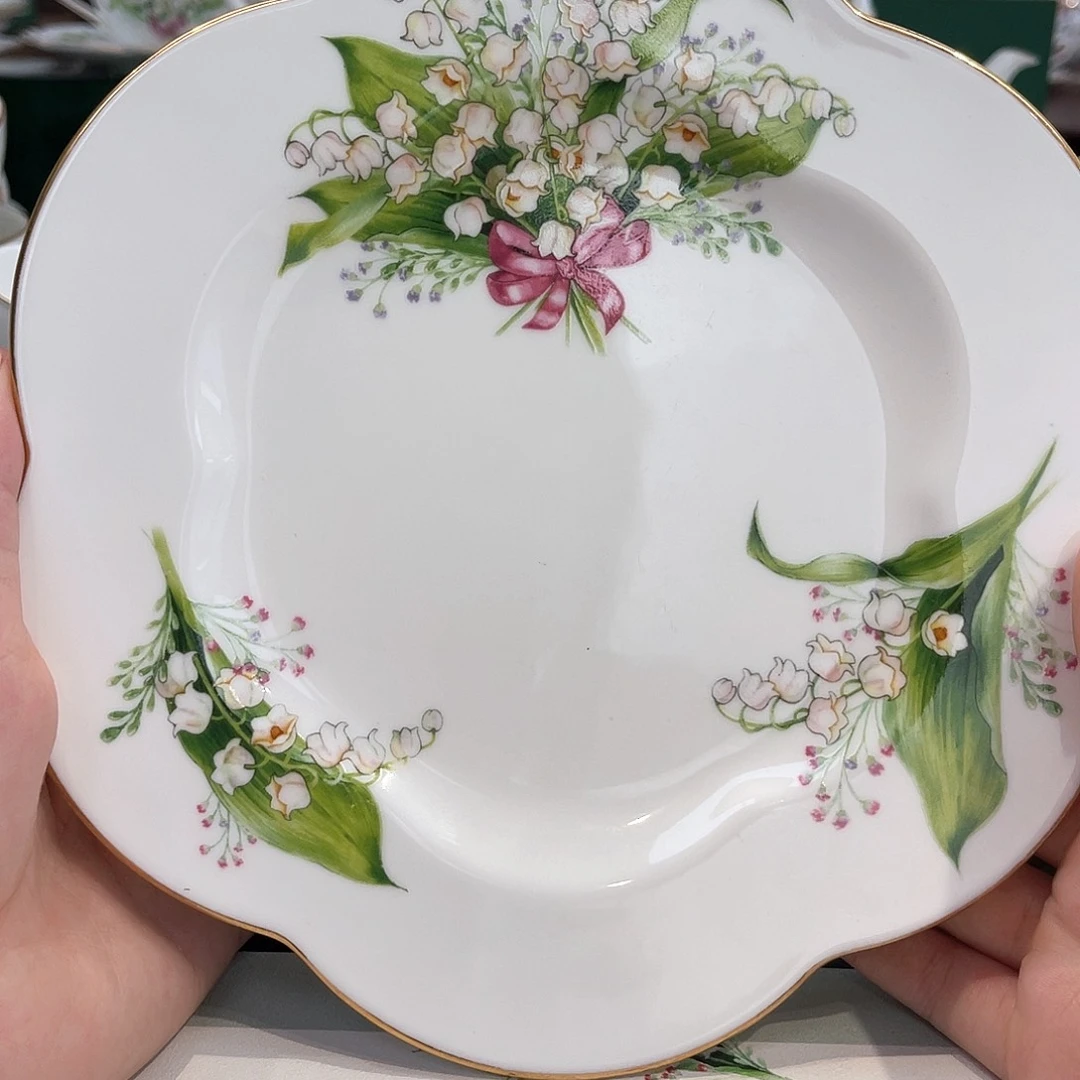 骨瓷八寸平盘———————————————