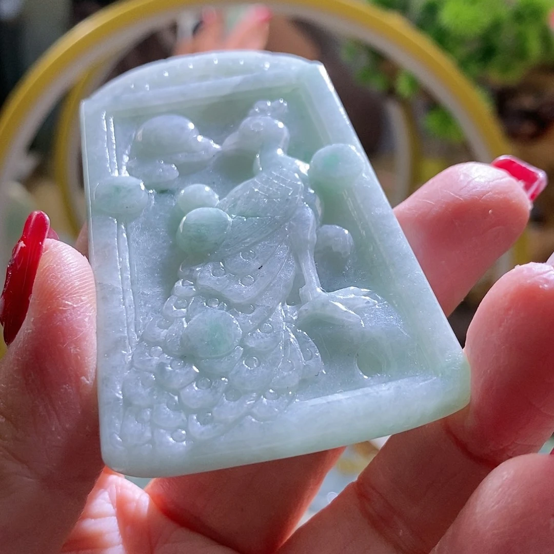 【闪购商品】翡翠颈饰未镶嵌凤凰