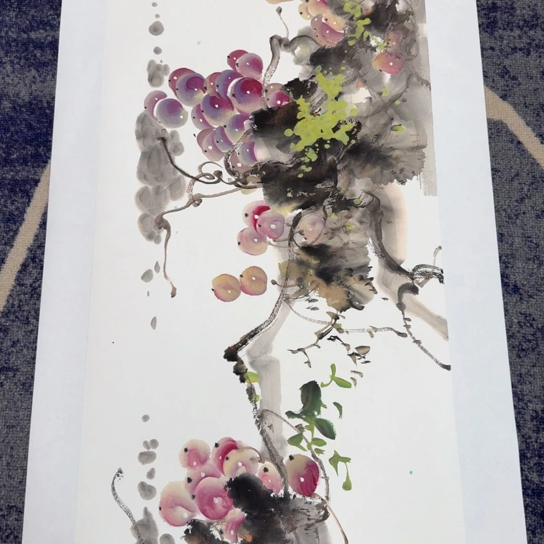 国画国画作品山水花鸟纯手绘