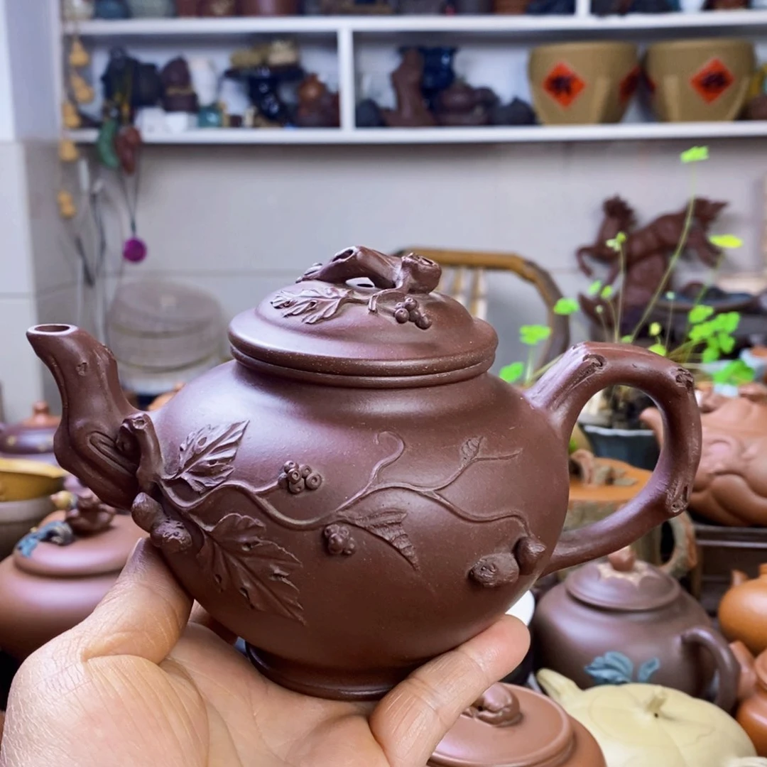 紫泥茶壶慢*说原矿紫砂