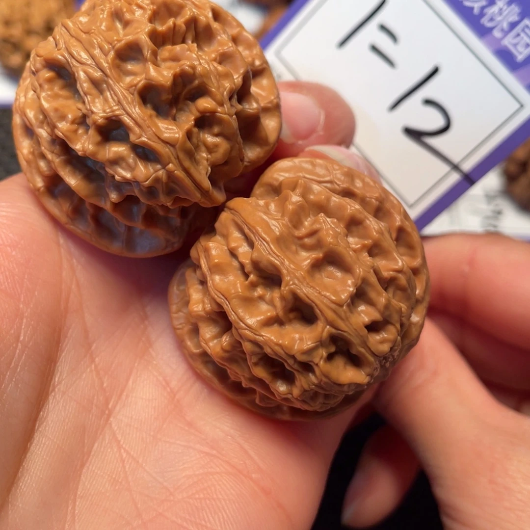 文玩核桃把件12号4.1苹果园全品