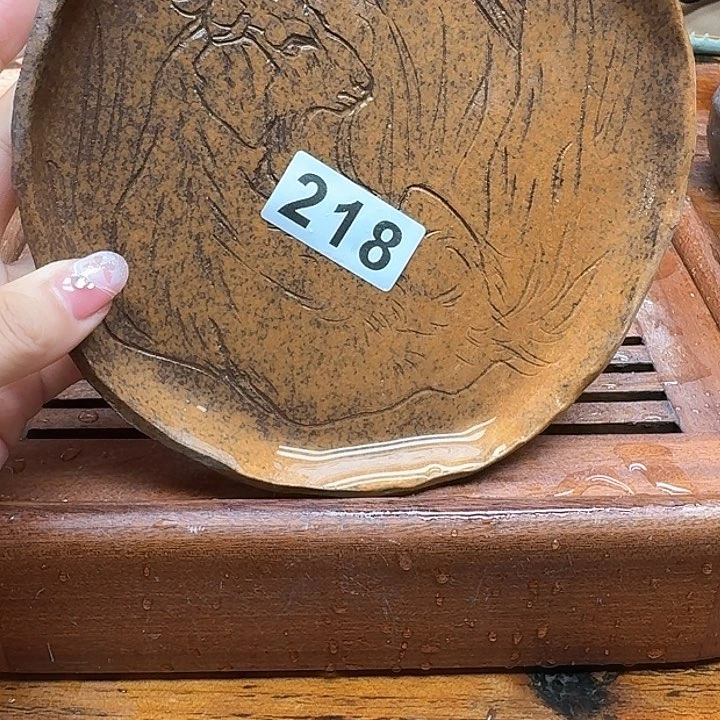 纯手工制作粗陶茶具