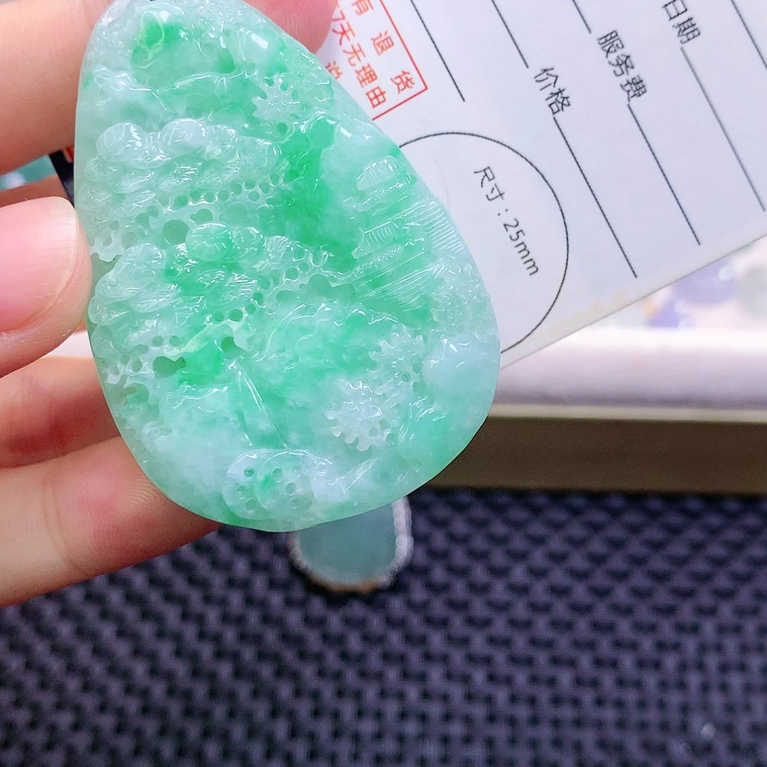 颈饰未镶嵌翡翠翡翠