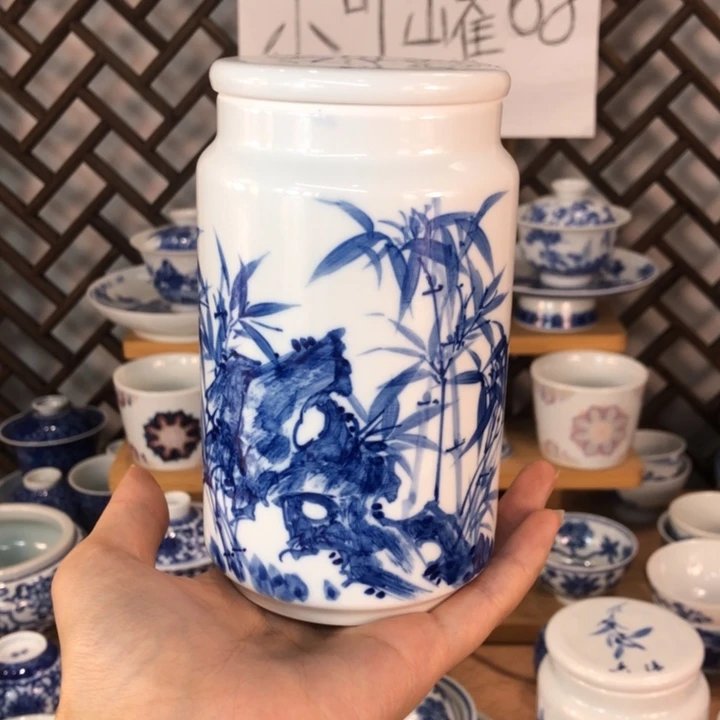 浔也手作茶叶罐瑕疵