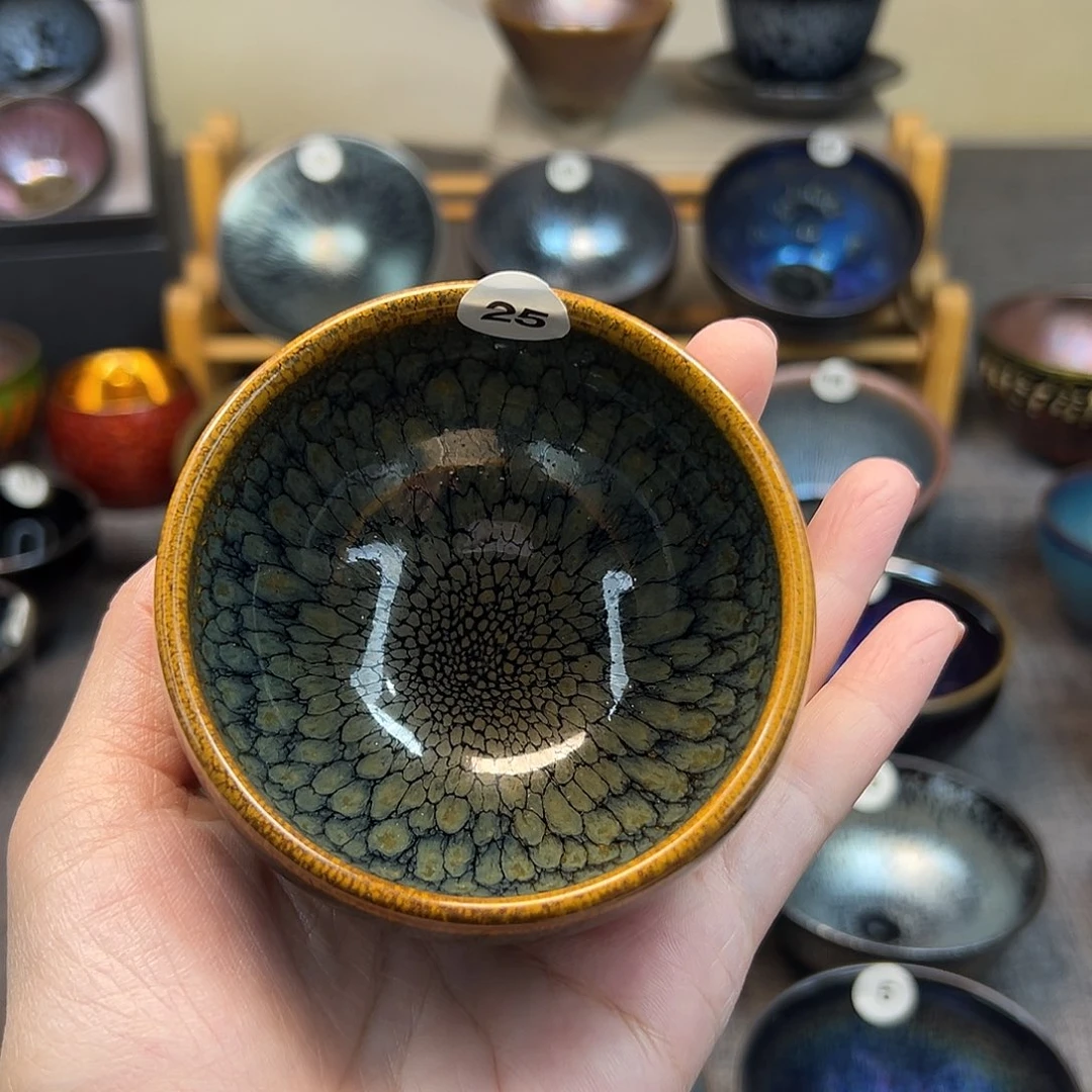 茶盏鹧鸪手工波体