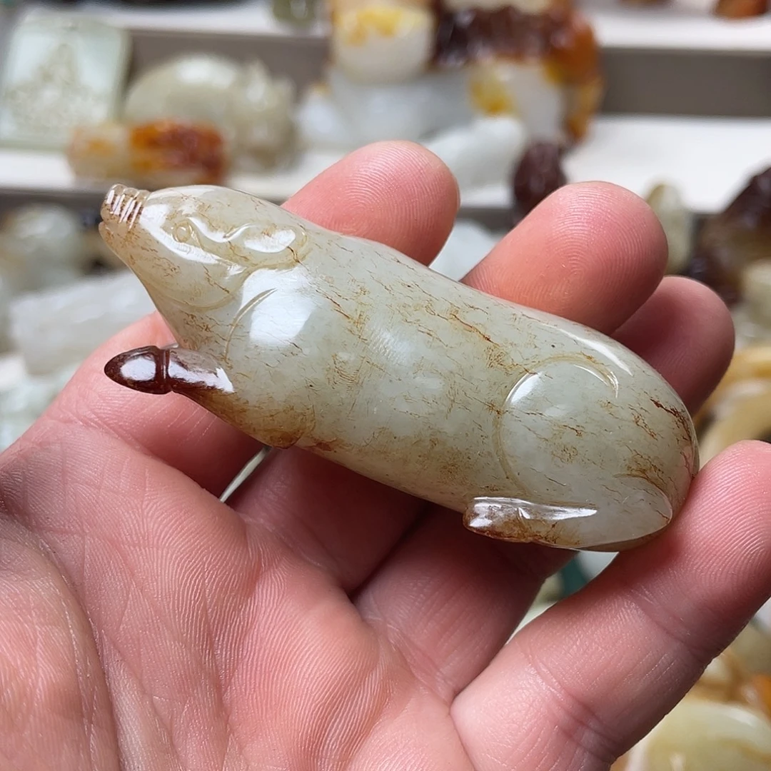 （***和田玉未镶嵌颈饰