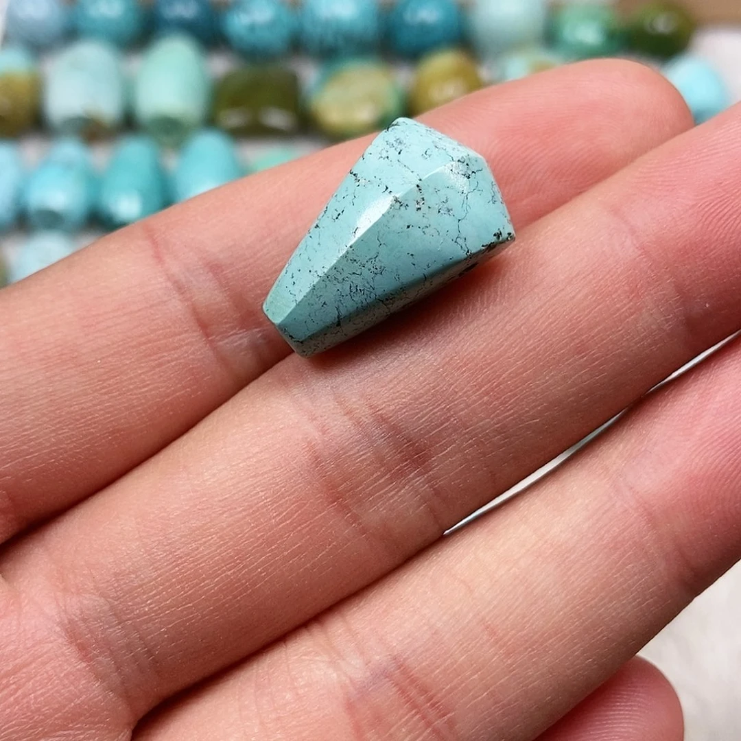 未镶嵌绿松石珠宝半成品