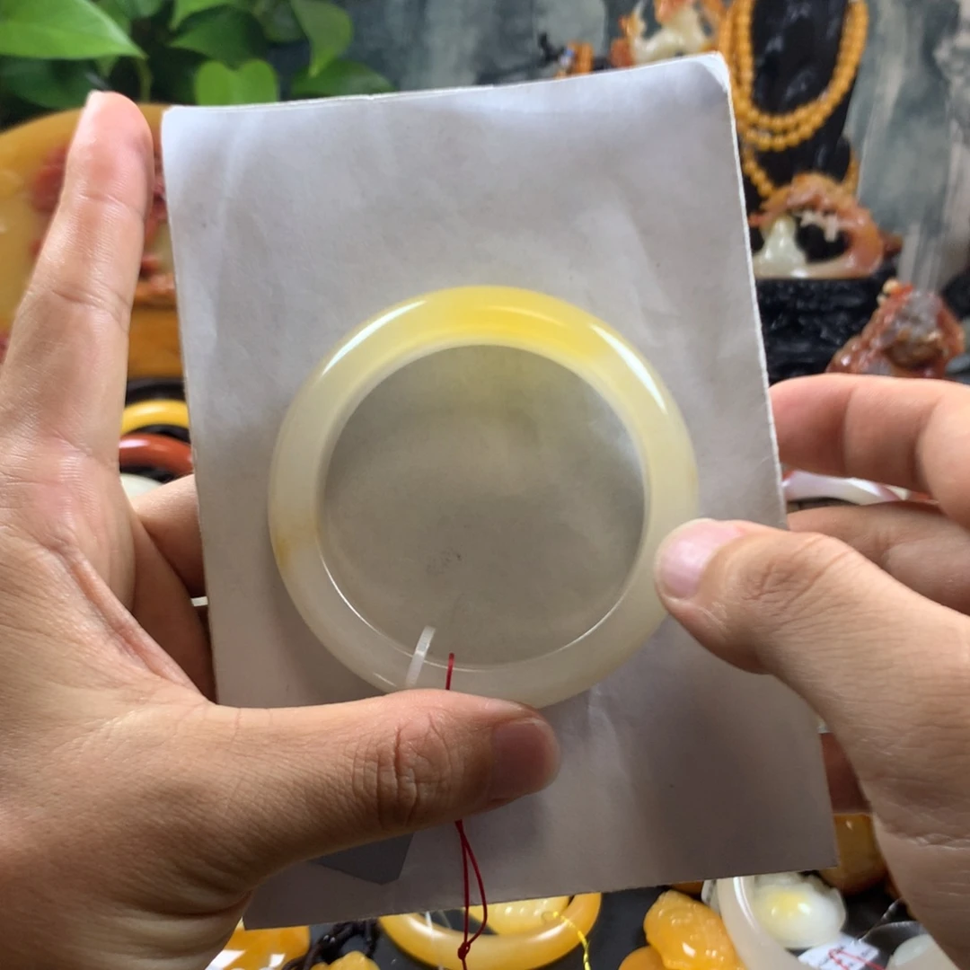 石英质玉（黄龙玉）未镶嵌手镯楼***楼