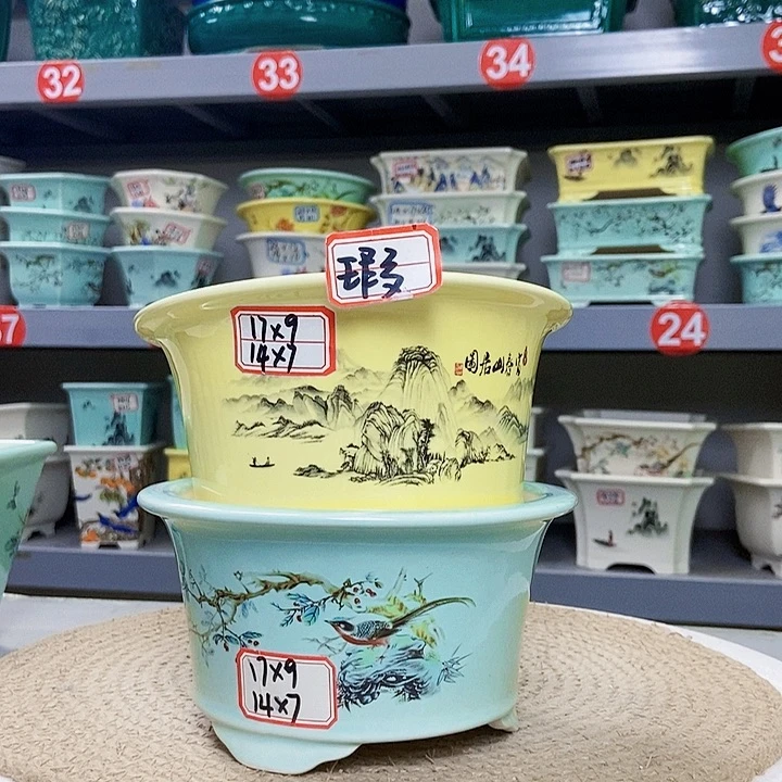 紫砂花瓶紫砂花盆
