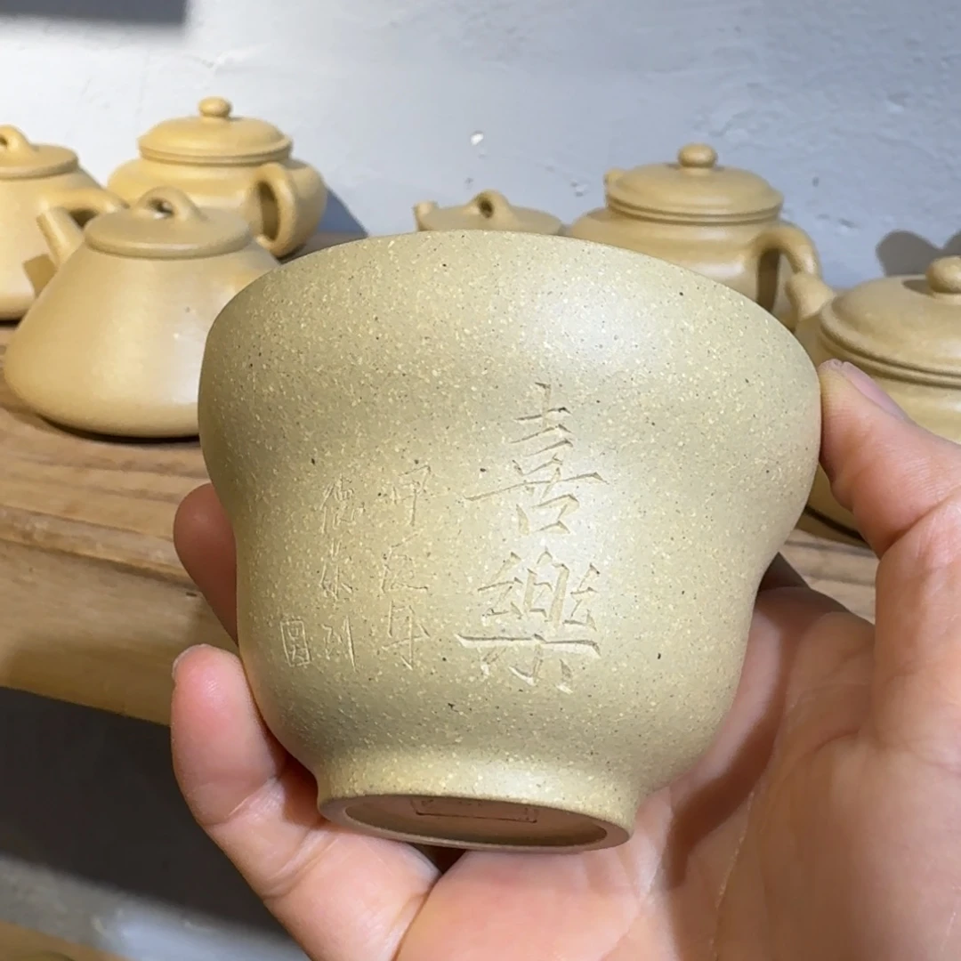 本山绿泥茶壶100毫升左右