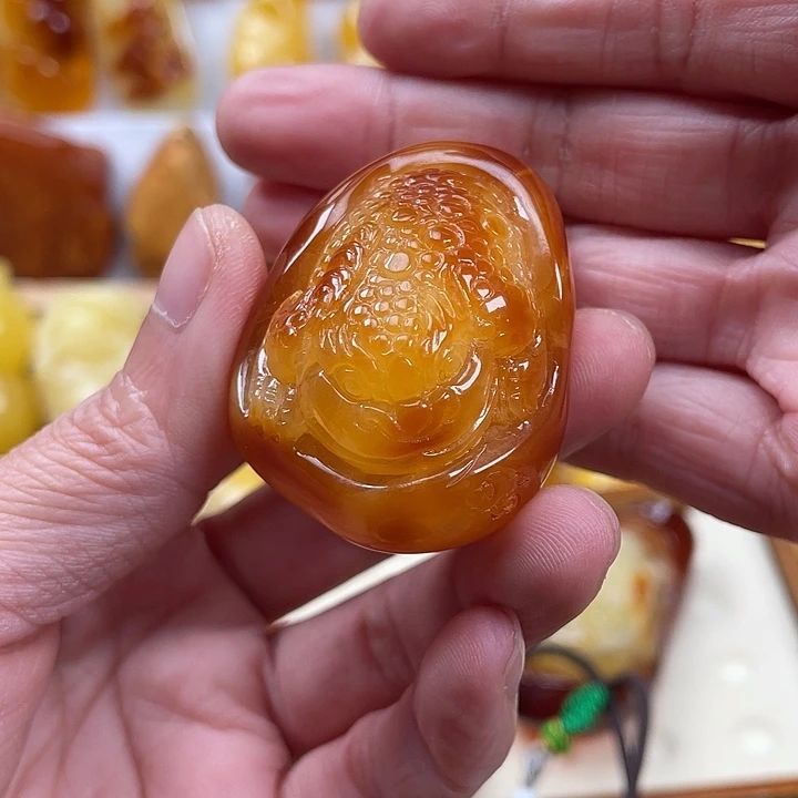 蜜蜡项链未镶嵌22.7克