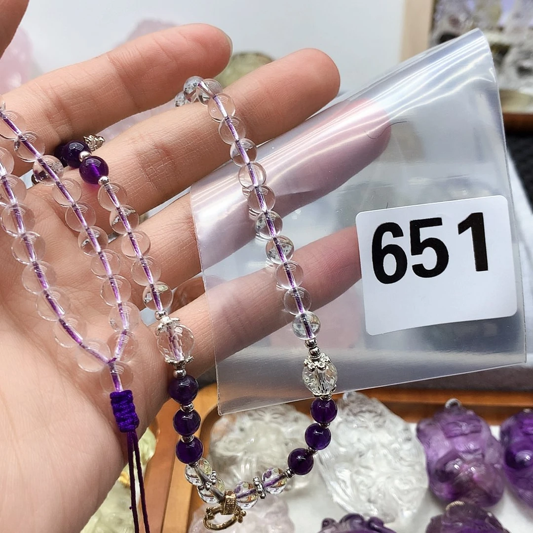 水晶颈饰未镶嵌挂件