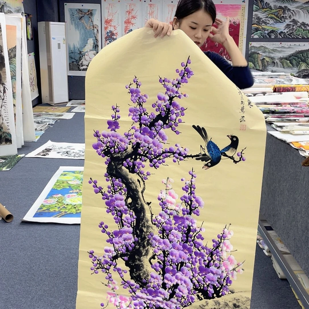 国画作品小姐姐放漏…