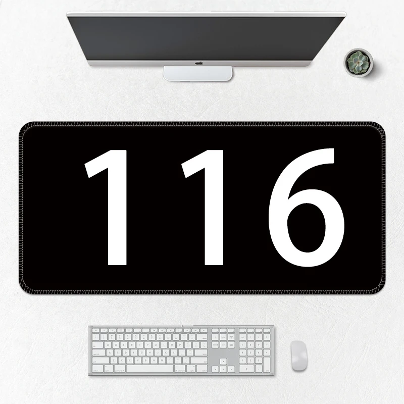 【116号】动漫游戏鼠标垫超大号办公电脑桌垫锁边加厚防滑亚布专属