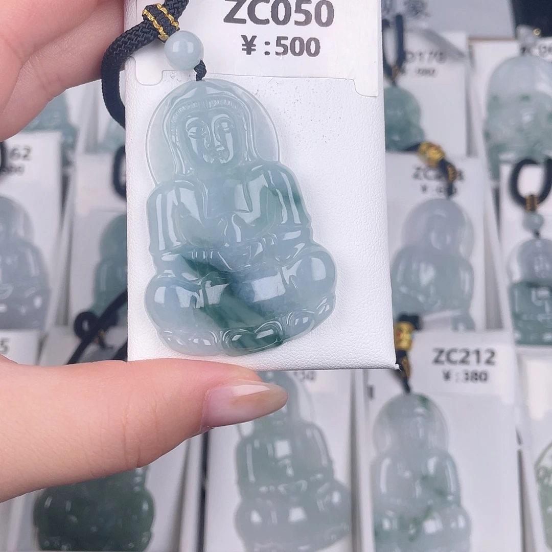 翡翠未镶嵌颈饰zc050