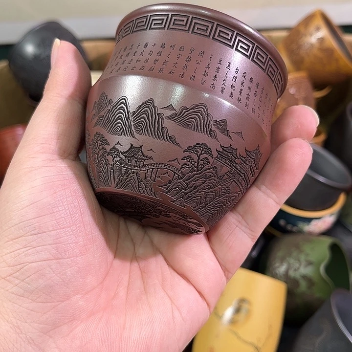 茶杯紫砂全手工紫砂主人杯