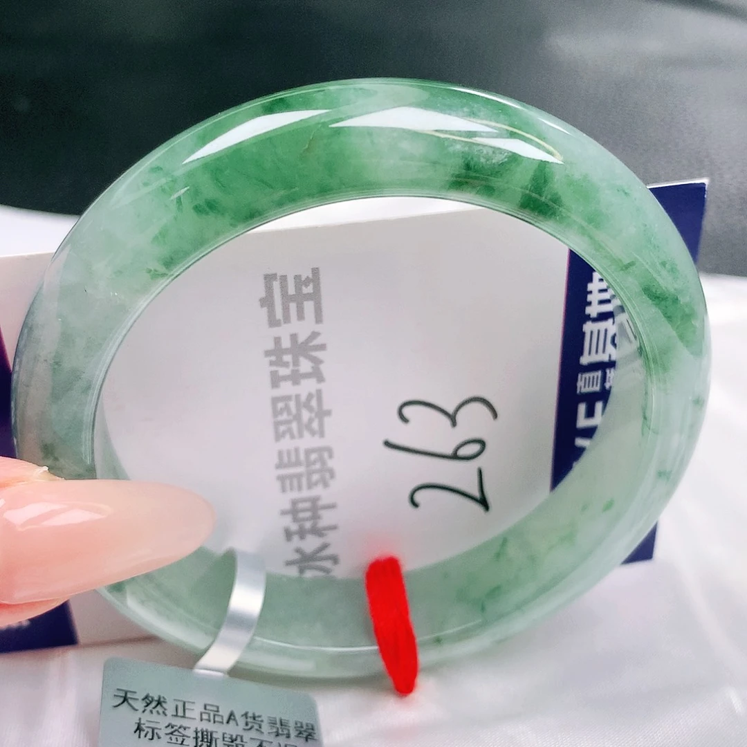 翡翠未镶嵌手镯缅甸天然a货翡翠