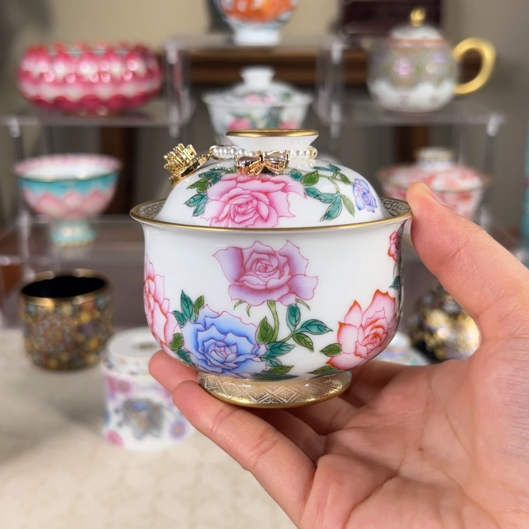 纯手工手绘 高端茶器