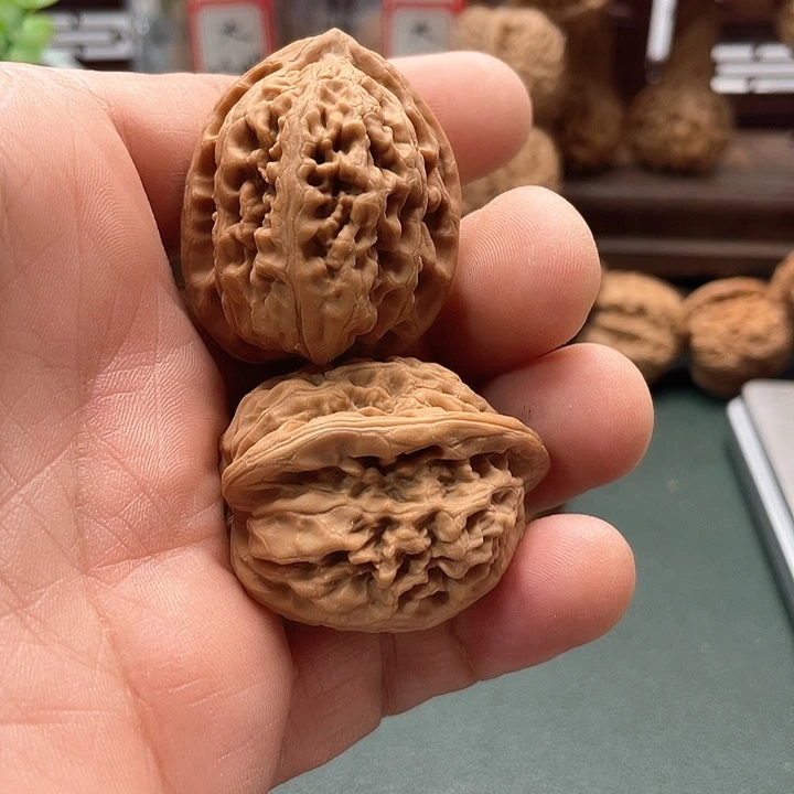 文玩核桃吊坠月*虎34凤凰台