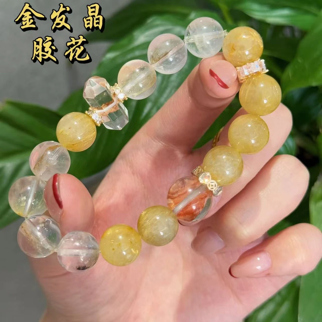 【十六珠宝】爱财爱己｜金发晶12mm设计款NX102多样性发一