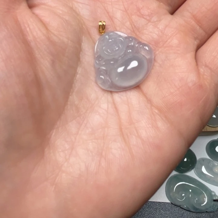 翡翠未镶嵌吊坠(不含链)翡翠