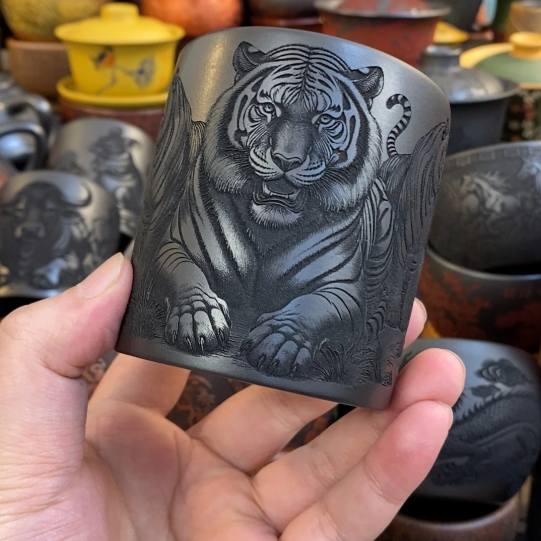 宜兴全手工紫砂杯