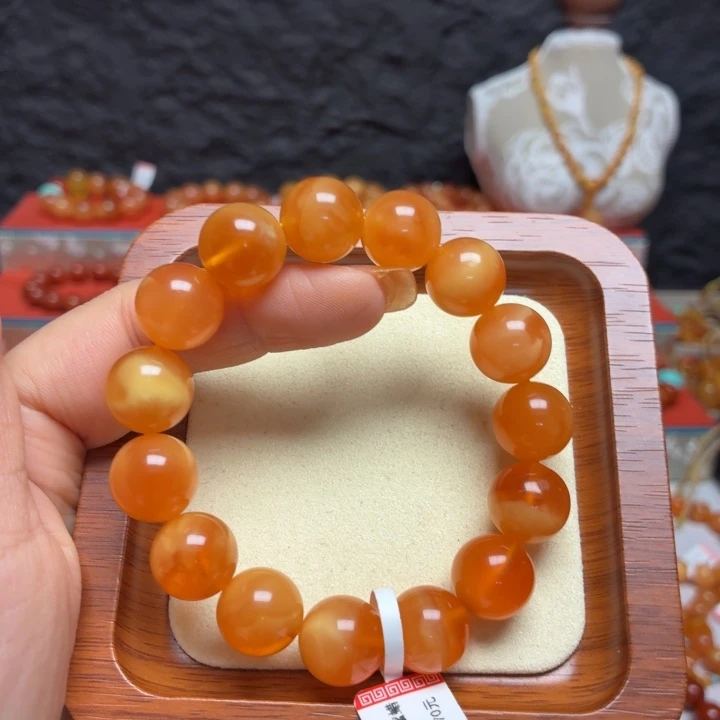 蜜蜡未镶嵌手链手串
