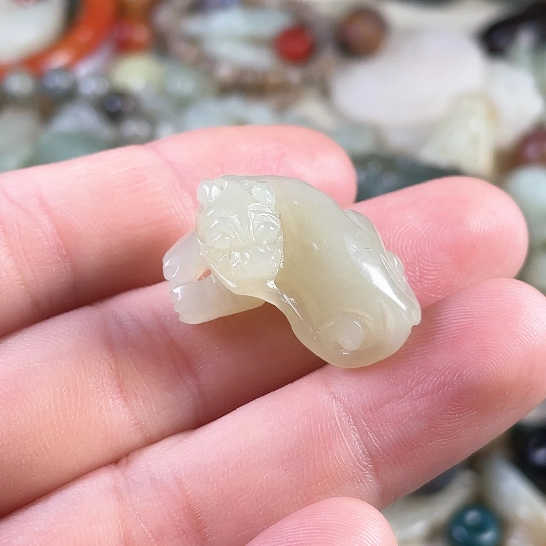 和田玉（糖玉）颈饰未镶嵌大*