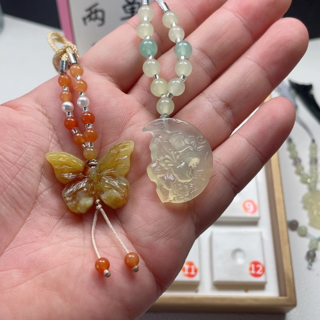 未镶嵌蛇纹石玉颈饰