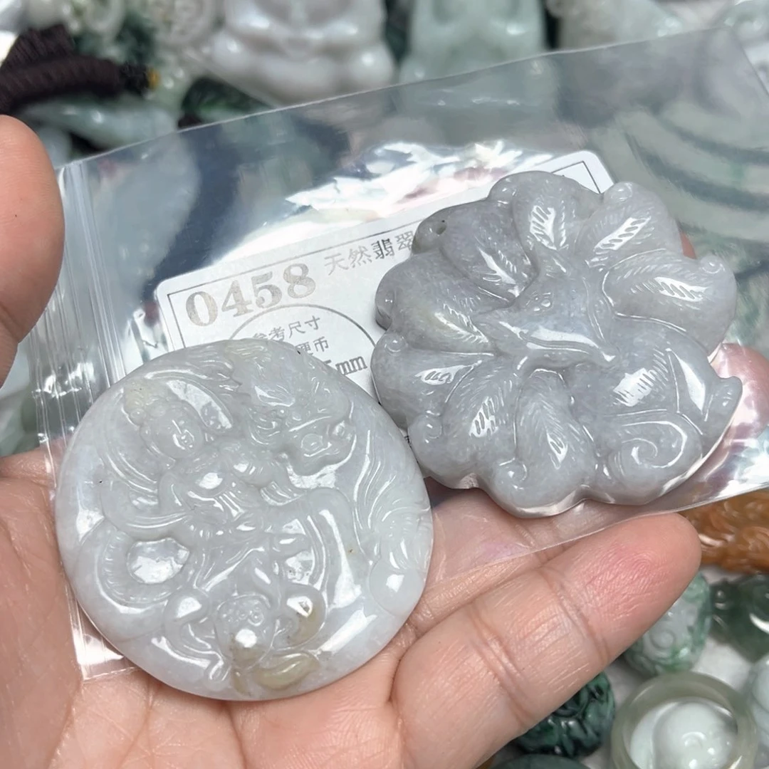 翡翠吊坠(不含链)未镶嵌0458