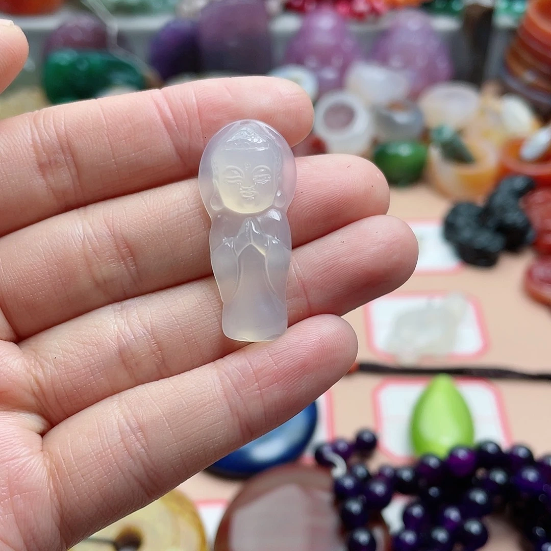 玛瑙/玉髓颈饰合金闹*