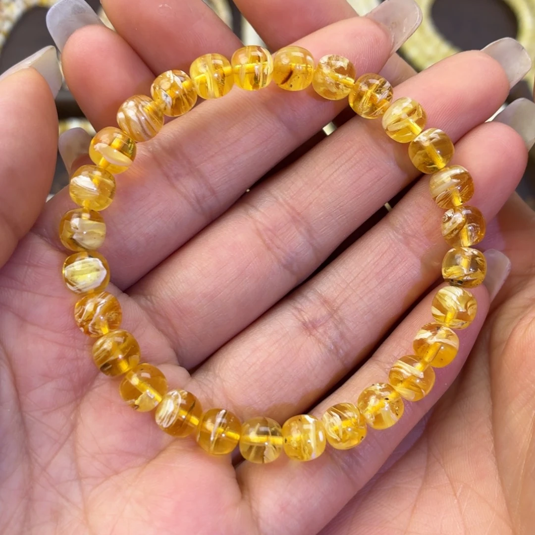 琥珀未镶嵌珠宝奇石拉丝7