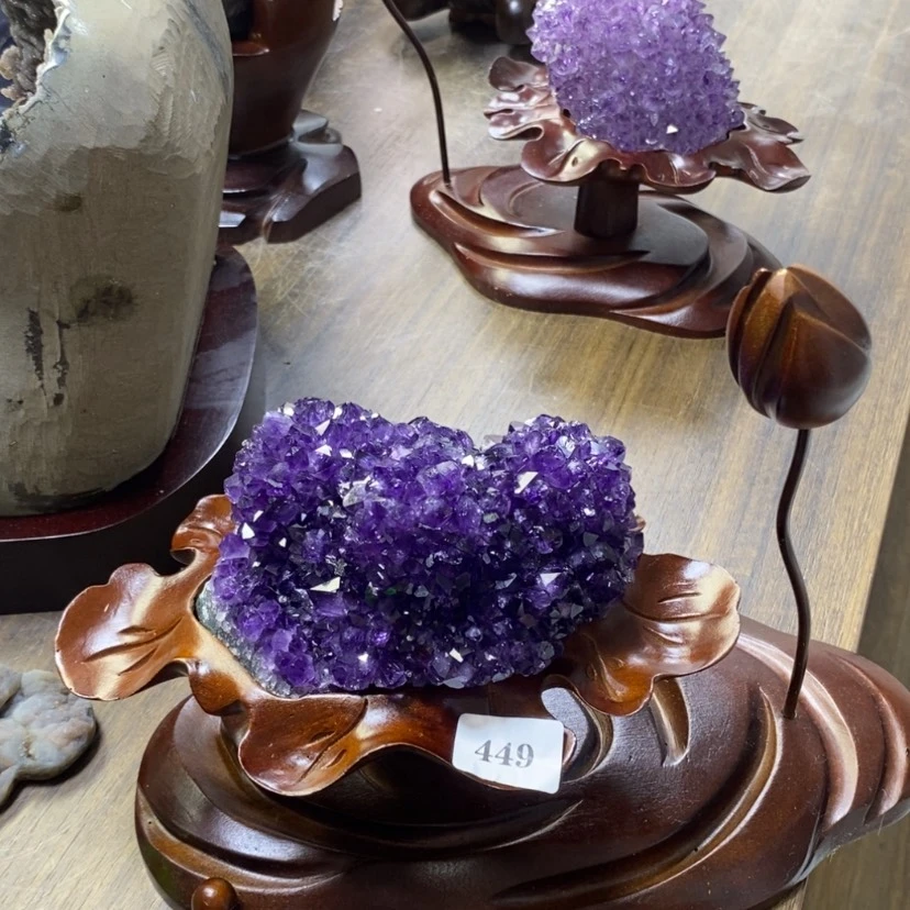 【闪购商品】未镶嵌大型摆件（非配饰）紫晶
