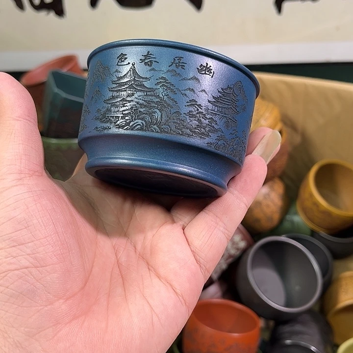 茶杯紫砂全手工紫砂主人杯