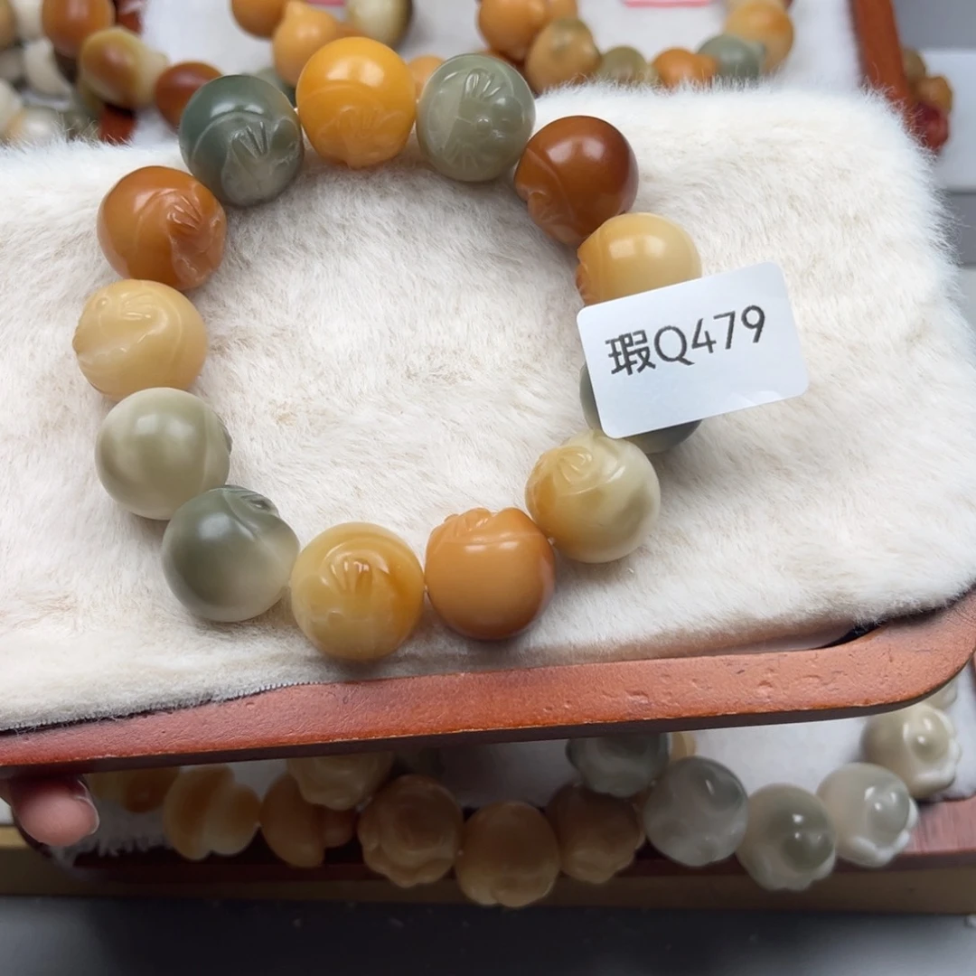 菩提根/象牙果吊坠✩*ʚ瑕Q479多拉a梦19mm