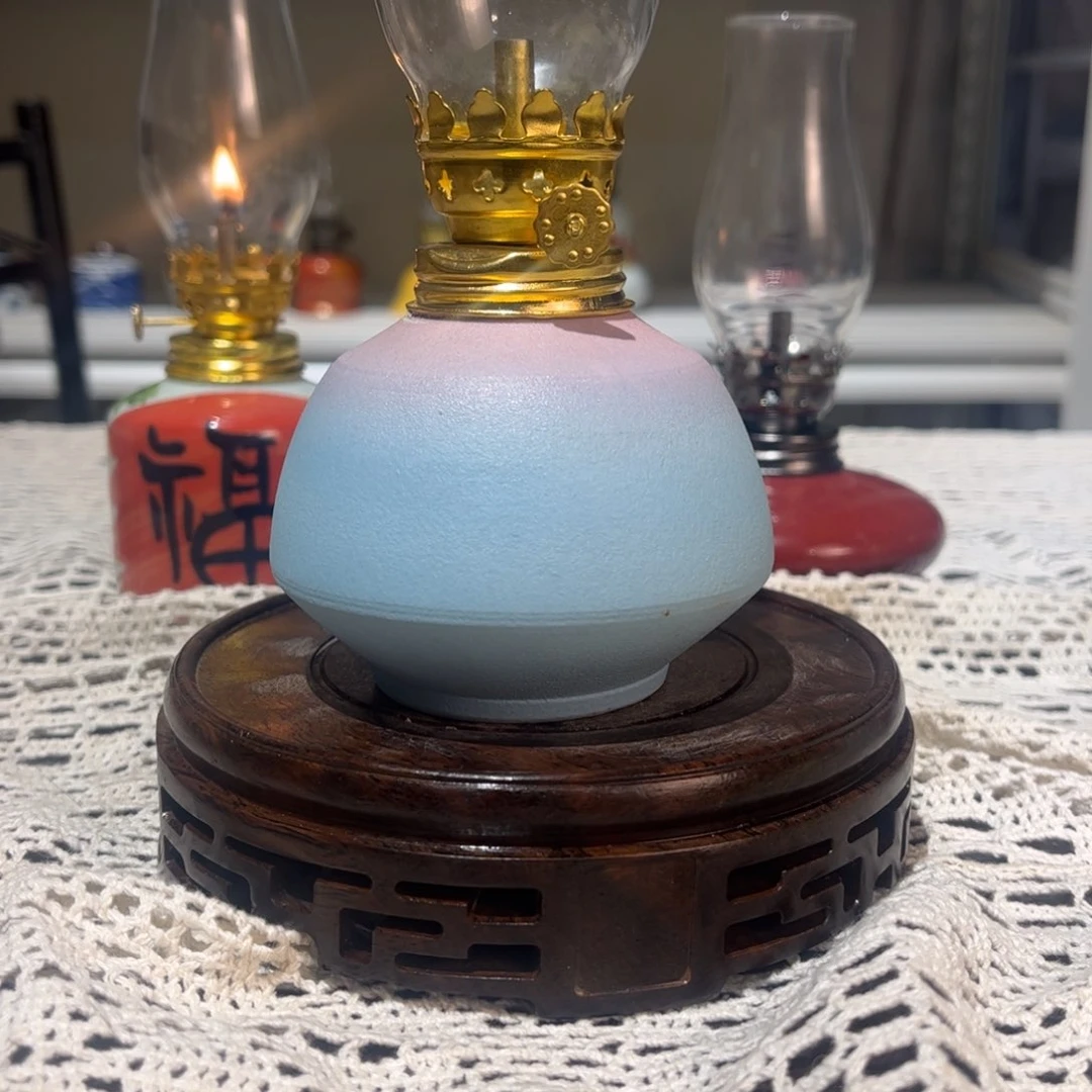 摆件景德镇陶瓷香薰灯