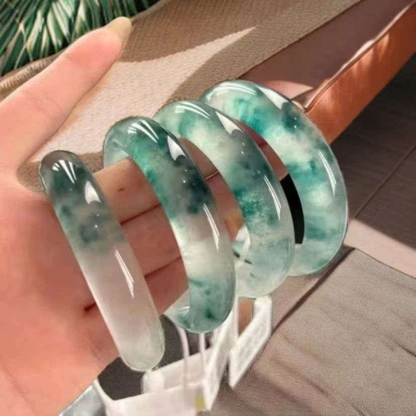 时尚缅风高冰美人镯平安手镯001