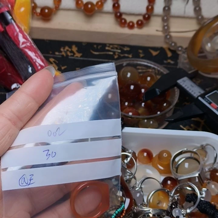 @***王玛瑙/玉髓未镶嵌颈饰002